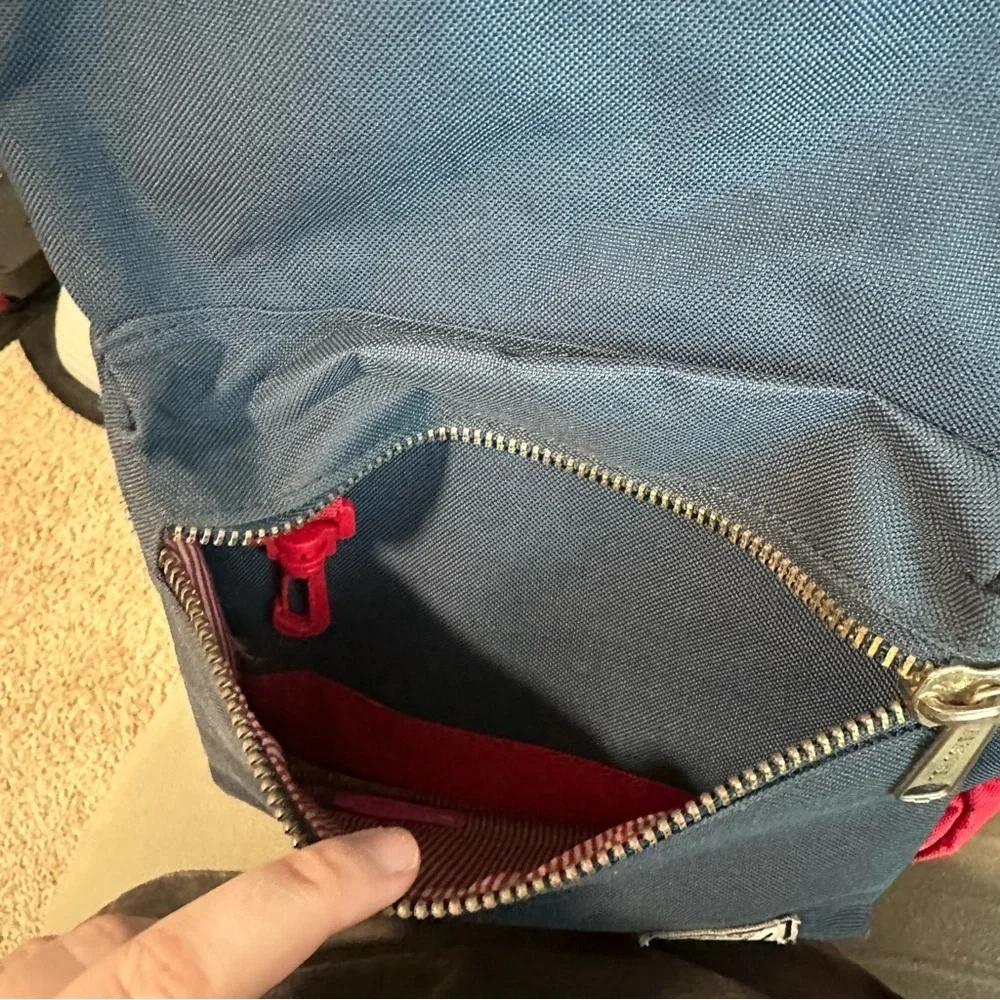 Herschel Blue and Red Small Backpack